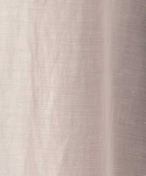 Gabardine K.T(ギャバジンケーティー)の「〔 +サイズ 〕 アセテートリネンタッサー クルーネックロングシャツジレ(ベスト・レディース・ブラック/ベージュ・13号)」の15枚目の写真