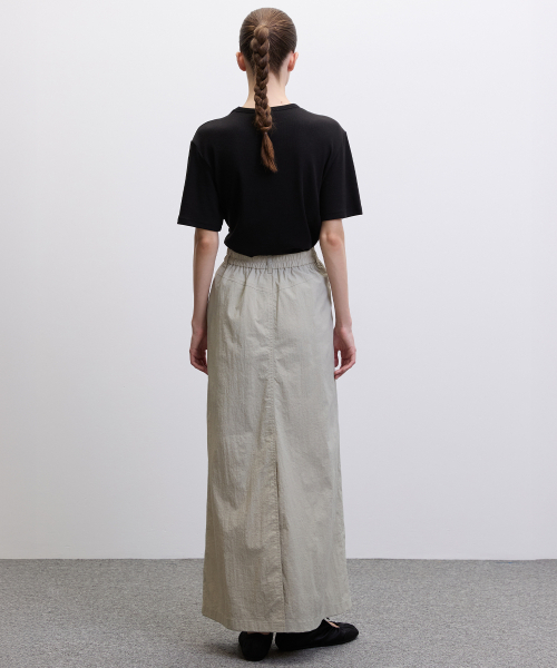 HAE BY HAEKIM（ヘバイヘキム）の「[アトリエ] ウエストバンディングロングスカート_ベージュ（スカート・レディース・その他・SMALL/MEDIUM）」の5枚目の写真