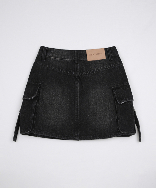 DECET WOMEN(デケット ウーマン)の「カーゴミニスカート DCSK004ブラックA(スカート・レディース・その他・X-SMALL/SMALL/MEDIUM)」の19枚目の写真