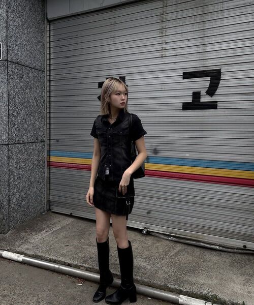 DECET WOMEN(デケット ウーマン)の「カーゴミニスカート DCSK004ブラックA(スカート・レディース・その他・X-SMALL/SMALL/MEDIUM)」の5枚目の写真