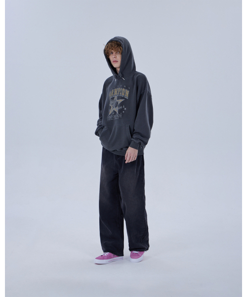 DYSFUNCT（ディスファンクト）の「CHAMPION STAR PIGMENT HOODIE (CHARCOAL)（パーカー・メンズ・その他・LARGE/X-LARGE/MEDIUM）」の6枚目の写真