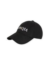 SYNQIA（シンキア）の「メタルプレートベースボールキャップブラック（キャップ）」