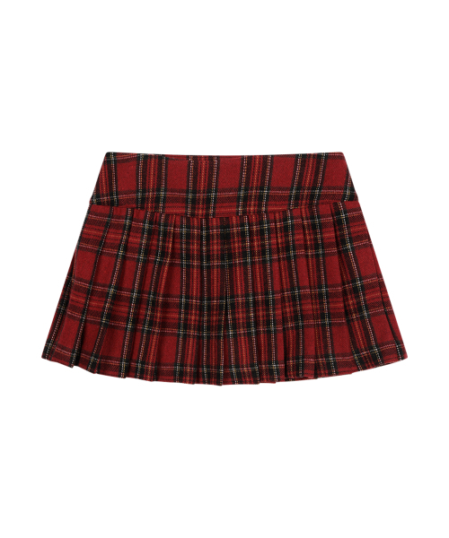 SUNDAY FRUIT MARKET(サンデーフルーツマーケット)の「SUN PLEATS SKIRT RED CHECK(スカート・レディース・その他・SMALL)」の3枚目の写真