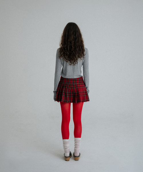 SUNDAY FRUIT MARKET(サンデーフルーツマーケット)の「SUN PLEATS SKIRT RED CHECK(スカート・レディース・その他・SMALL)」の10枚目の写真
