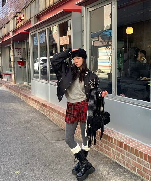 SUNDAY FRUIT MARKET(サンデーフルーツマーケット)の「SUN PLEATS SKIRT RED CHECK(スカート・レディース・その他・SMALL)」の11枚目の写真