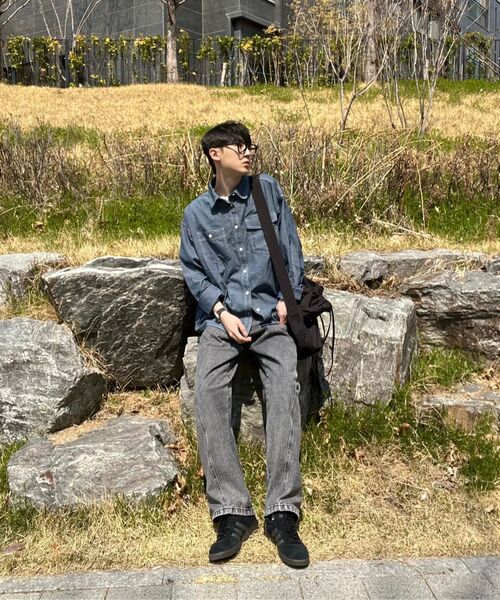 DECET（デケト）の「Chambray Over Shirt DCSH008Blue（シャツ/ブラウス・メンズ・その他・SMALL/MEDIUM/LARGE）」の10枚目の写真