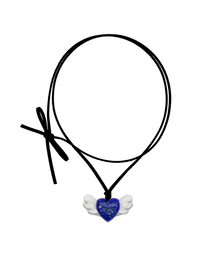 OTHER-worldly（アザーワールドリー）の「Heart Wings Pendant Necklace [Cobalt Blue]（ネックレス・レディース）」