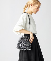 MONICA（モニカ）の「スパンコール巾着ショルダー（ショルダーバッグ）」