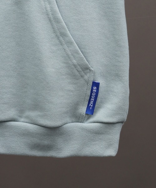 SEQUENZ（シークエンズ）の「【SEQUENZ/シークエンズ】TRIBAL HEART P/K（パーカー・メンズ・ブラウン/杢グレー/ブラック/サックスブルー・S/M/L）」の12枚目の写真