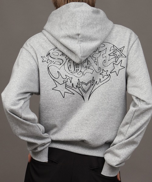 SEQUENZ(シークエンズ)の「【SEQUENZ/シークエンズ】TRIBAL HEART P/K(パーカー・メンズ・ブラウン/杢グレー/ブラック/サックスブルー・S/M/L)」の21枚目の写真