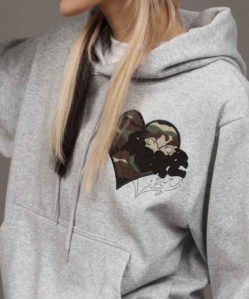 SEQUENZ(シークエンズ)の「【SEQUENZ/シークエンズ】TRIBAL HEART P/K(パーカー・メンズ・ブラウン/杢グレー/ブラック/サックスブルー・S/M/L)」の19枚目の写真