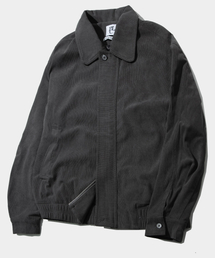 PLACESTUDIOMAN（プレイススタジオメンズ）の「Corduroy Varsity Harrington Casual Collar Work Zip-Up Blue Jacket Jumper [Gray]（MA-1・メンズ）」