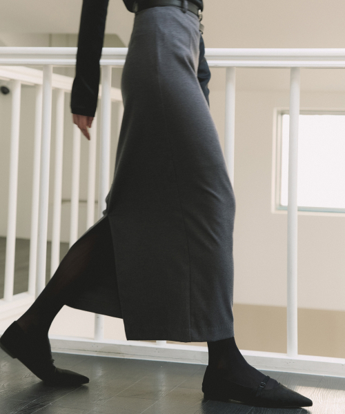REORG(リオルグ)の「COC CLASSIC MAXI SKIRT GRAY(スカート・レディース・その他・SMALL/MEDIUM/LARGE)」の2枚目の写真