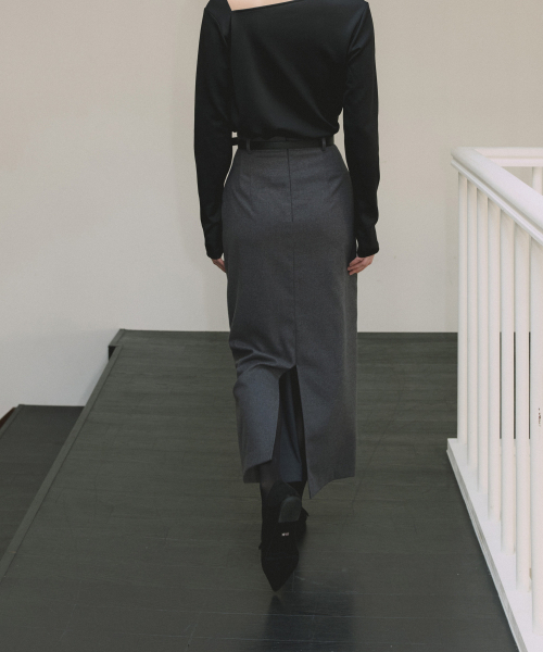 REORG(リオルグ)の「COC CLASSIC MAXI SKIRT GRAY(スカート・レディース・その他・SMALL/MEDIUM/LARGE)」の3枚目の写真
