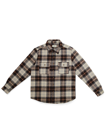 FLATWAVE IN SEOUL（フラットウェーブインソウル）の「Skoll Check Shirt Brown（シャツ/ブラウス）」