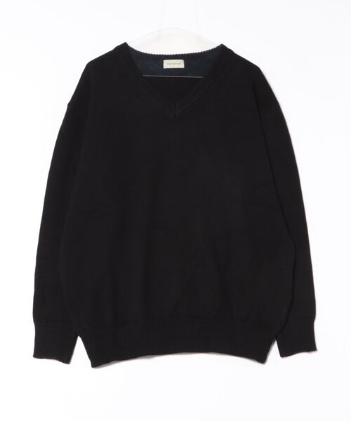FACTOTUM(ファクトタム)の「【FACTOTUM】 5G Seed Stitch V Knit(ニット/セーター・メンズ・ブラック・FREE)」の1枚目の写真