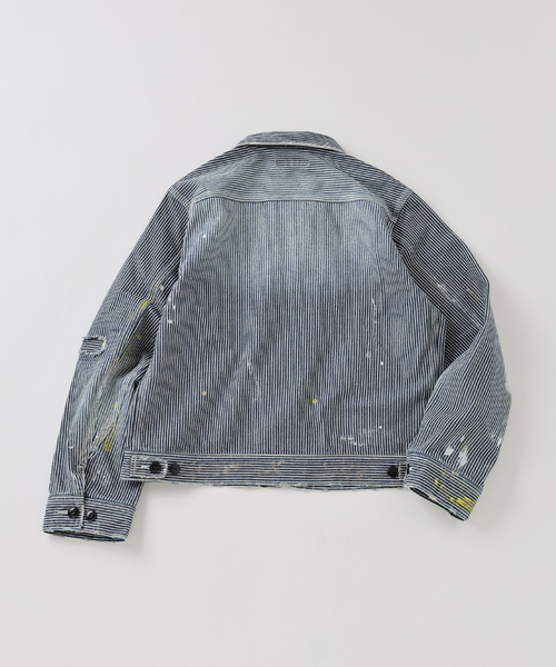 JOURNAL STANDARD(ジャーナルスタンダード)の「ヒッコリー ジップ アップ ワーク ジャケット(その他アウター・メンズ・サックスブルー・LARGE/MEDIUM)」の11枚目の写真