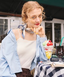 BONLECILL | カップ付きバックオープンキャミソール（アジャスター付き）(キャミソール)