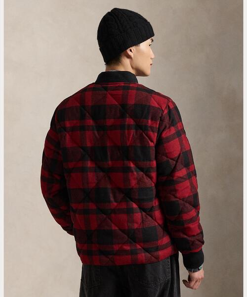 POLO RALPH LAUREN（ポロ ラルフ ローレン）の「バッファロー チェック ウールブレンド ジャケット（ダウンジャケット/コート・メンズ・マルチ・S/M/L）」の4枚目の写真