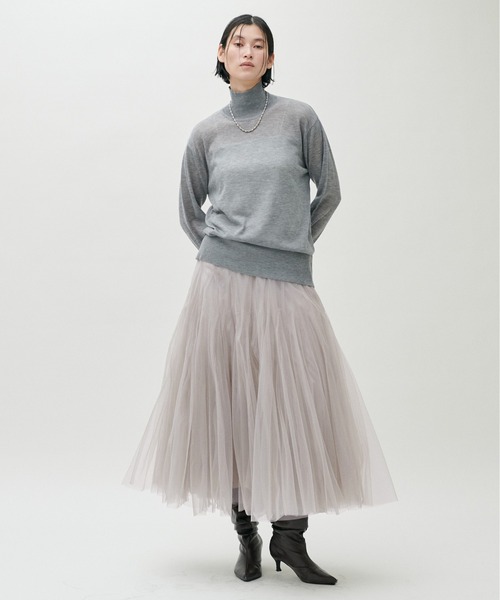 LARUTA(ラルータ)の「【LARUTA】ダブルマチボリュームチュールスカート(スカート・レディース・オフホワイト/チャコールグレー/ピンク系その他/グレイッシュベージュ・FREE)」の17枚目の写真