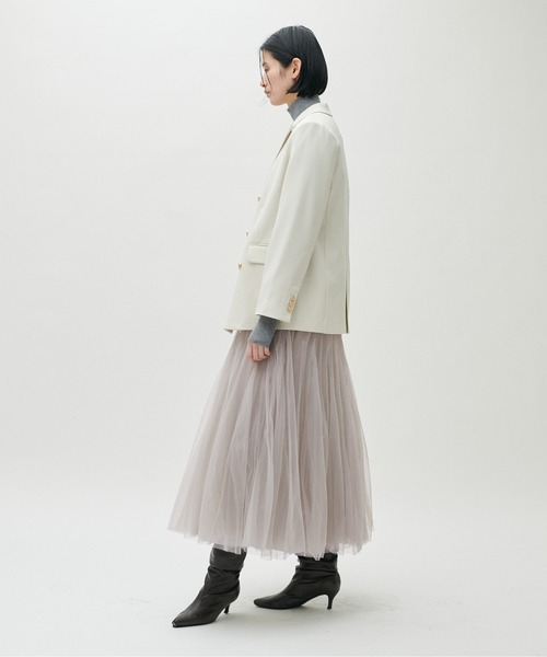 LARUTA(ラルータ)の「【LARUTA】ダブルマチボリュームチュールスカート(スカート・レディース・オフホワイト/チャコールグレー/ピンク系その他/グレイッシュベージュ・FREE)」の21枚目の写真