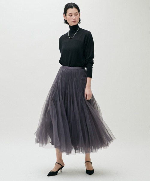 LARUTA（ラルータ）の「ダブルマチボリュームチュールスカート