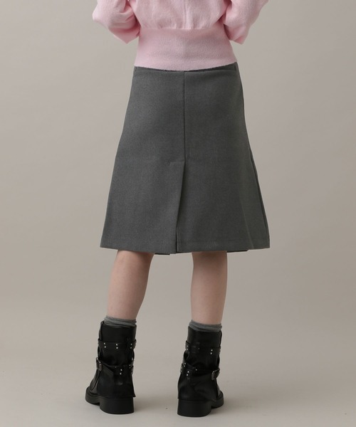 3.3 Field Trip (3.3フィールドトリップ)の「3.3 Field Trip/ウールライクミディスカート(スカート・レディース・チャコール/グレー・SMALL/MEDIUM)」の4枚目の写真