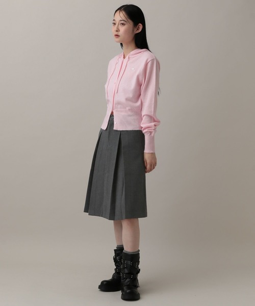 3.3 Field Trip (3.3フィールドトリップ)の「3.3 Field Trip/ウールライクミディスカート(スカート・レディース・チャコール/グレー・SMALL/MEDIUM)」の11枚目の写真