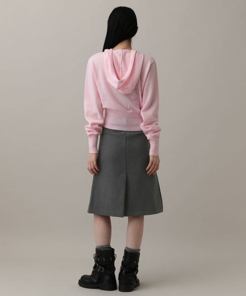 3.3 Field Trip (3.3フィールドトリップ)の「3.3 Field Trip/ウールライクミディスカート(スカート・レディース・チャコール/グレー・SMALL/MEDIUM)」の12枚目の写真