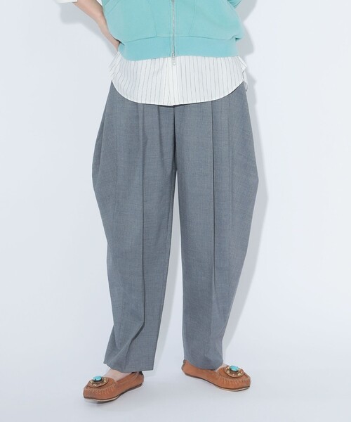 maturely(マチュアリー)の「maturely / ティー ダブ ボンタン スラックス(スラックス・レディース・ネイビー/グレー・0/1)」の8枚目の写真