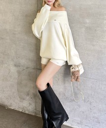 ROYAL PARTY | スパンコールニットショートパンツ(その他パンツ)