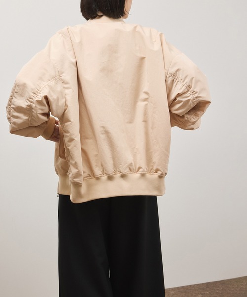 PROVOKE （プロヴォーク）の「【PROVOKE for ADAM ET ROPE' 】別注 MA-1（MA-1・レディース・ベージュ/オフホワイト/ベージュ系その他/ネイビー・FREE）」の22枚目の写真