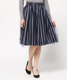 Every very nice claup | チュール×ストライプｐｔＳＫ(スカート)