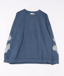 【RS】【ATELANE】袖フラワー刺繍P/O
