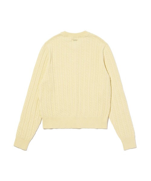 Levi's（リーバイス）の「Levi's/リーバイス スーパーソフト クルーネックカーディガン（カーディガン/ボレロ・レディース・イエロー・M/S/XS）」の7枚目の写真