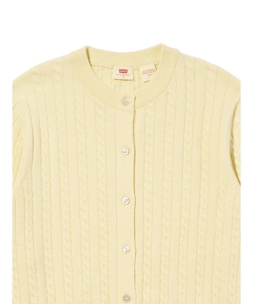 Levi's（リーバイス）の「Levi's/リーバイス スーパーソフト クルーネックカーディガン（カーディガン/ボレロ・レディース・イエロー・M/S/XS）」の8枚目の写真