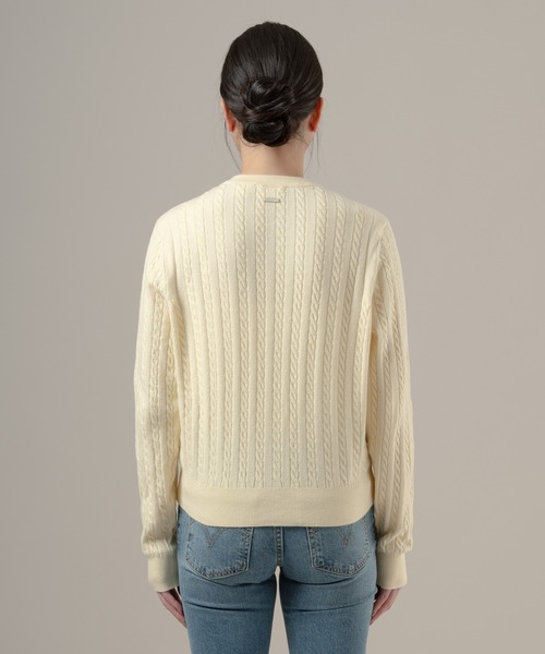 Levi's（リーバイス）の「Levi's/リーバイス スーパーソフト クルーネックカーディガン（カーディガン/ボレロ・レディース・イエロー・M/S/XS）」の3枚目の写真