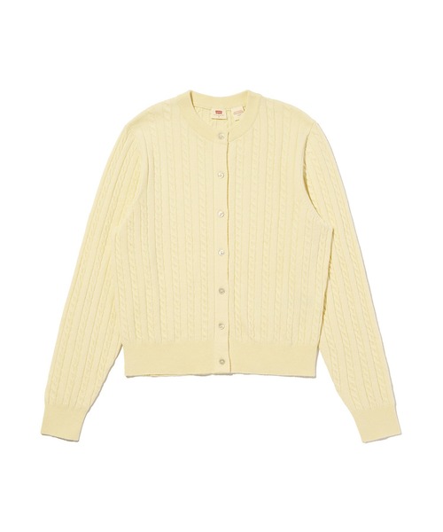 Levi's（リーバイス）の「Levi's/リーバイス スーパーソフト クルーネックカーディガン（カーディガン/ボレロ・レディース・イエロー・M/S/XS）」の13枚目の写真
