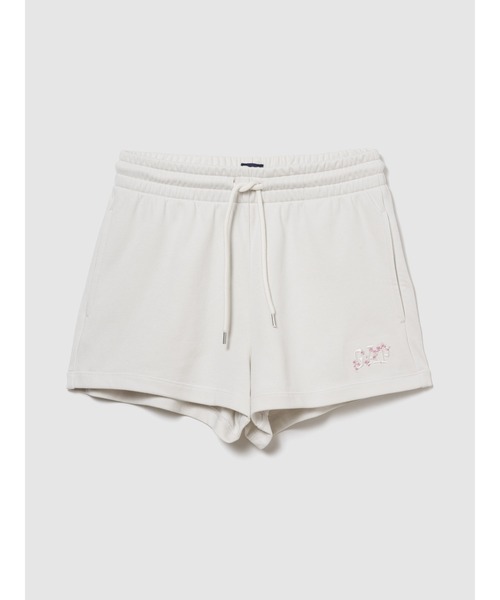 GAP(ギャップ)の「ヴィンテージソフト SAKURA フレンチテリー リラックスフィット スウェットショートパンツ(その他パンツ・レディース・ピンク/ホワイト・XS/S/M/L/XXS)」の7枚目の写真