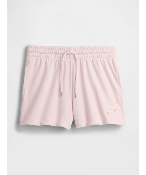 GAP(ギャップ)の「ヴィンテージソフト SAKURA フレンチテリー リラックスフィット スウェットショートパンツ(その他パンツ・レディース・ピンク/ホワイト・XS/S/M/L/XXS)」の8枚目の写真