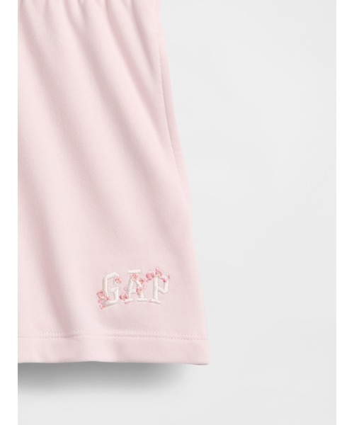 GAP(ギャップ)の「ヴィンテージソフト SAKURA フレンチテリー リラックスフィット スウェットショートパンツ(その他パンツ・レディース・ピンク/ホワイト・XS/S/M/L/XXS)」の5枚目の写真