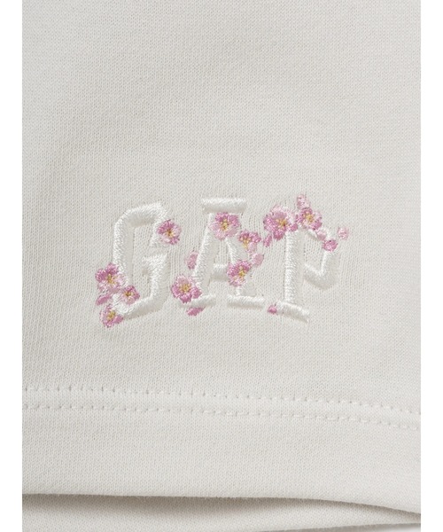 GAP(ギャップ)の「ヴィンテージソフト SAKURA フレンチテリー リラックスフィット スウェットショートパンツ(その他パンツ・レディース・ピンク/ホワイト・XS/S/M/L/XXS)」の6枚目の写真