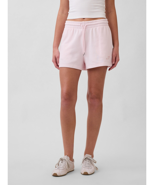 GAP(ギャップ)の「ヴィンテージソフト SAKURA フレンチテリー リラックスフィット スウェットショートパンツ(その他パンツ・レディース・ピンク/ホワイト・XS/S/M/L/XXS)」の14枚目の写真