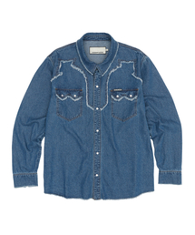 THEVINYLHOUSE（ザバイニルハウス）の「WESTERN DENIM SHIRTS BLUE（シャツ/ブラウス）」