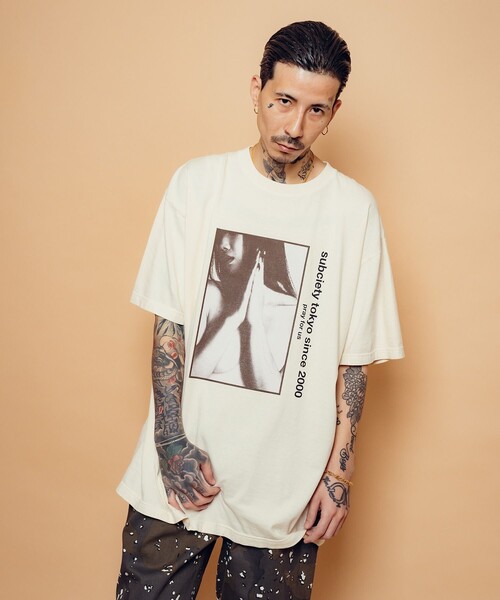Subciety(サブサエティ)の「Valkyrie tee(Tシャツ/カットソー・メンズ・ホワイト/ブラック・SMALL/MEDIUM/LARGE/X-LARGE)」の13枚目の写真