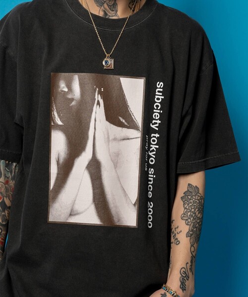 Subciety(サブサエティ)の「Valkyrie tee(Tシャツ/カットソー・メンズ・ホワイト/ブラック・SMALL/MEDIUM/LARGE/X-LARGE)」の9枚目の写真