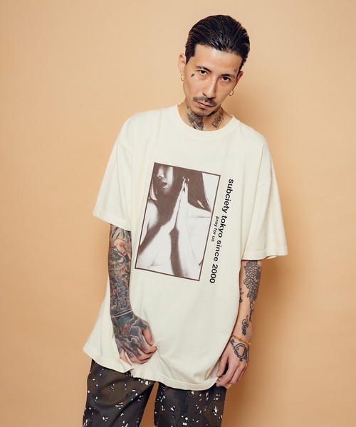 Subciety(サブサエティ)の「Valkyrie tee(Tシャツ/カットソー・メンズ・ホワイト/ブラック・SMALL/MEDIUM/LARGE/X-LARGE)」の5枚目の写真