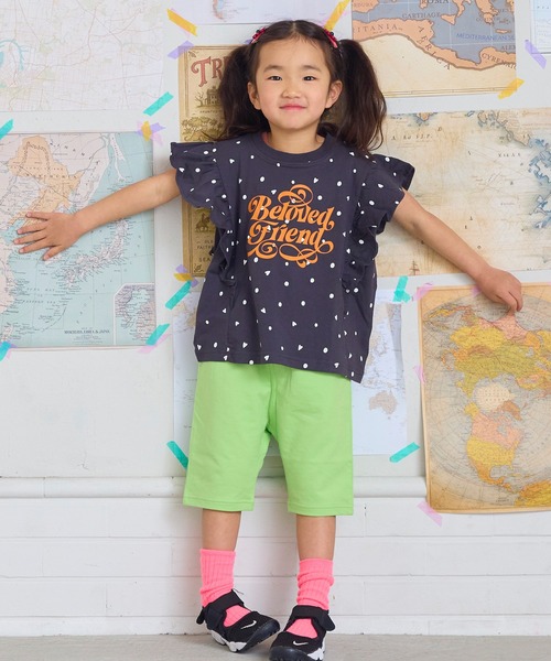 Life Support Products(ライフサポートプロダクツ)の「【COTTON from U.S.A】ラッフルTシャツ(Tシャツ/カットソー・キッズ・ライトブルー/ホワイト系その他/レッド系その他/ピンク系その他・100/130/120/95/90/80/110/150/140)」の6枚目の写真