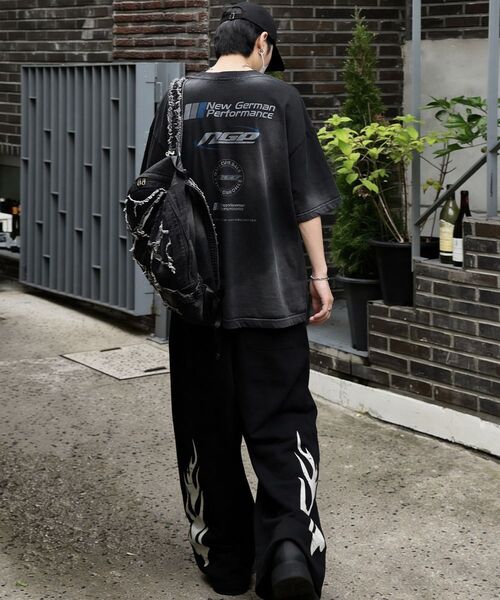 ARTISTWEAR（アーティストウェア）の「[ATW]フレイムワイドバンディングパンツ（スウェットパンツ・レディース・その他・S/M/L/XL）」の16枚目の写真