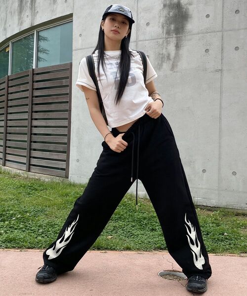 ARTISTWEAR（アーティストウェア）の「[ATW]フレイムワイドバンディングパンツ（スウェットパンツ・レディース・その他・S/M/L/XL）」の19枚目の写真